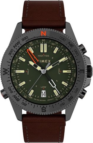 Zegarek Timex Expedition North Tide-Temp-Compass TW2V04000 Silver/Brown