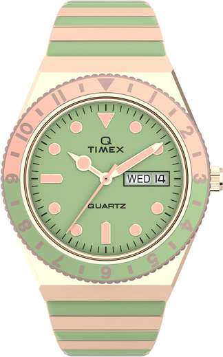 Zegarek TIMEX - Malibu TW2V38700 Gold/Green