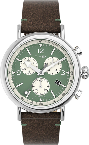 Zegarek Timex Standard Chronograph 41mm Eco-Friendly TW2V71000 Brown/Green