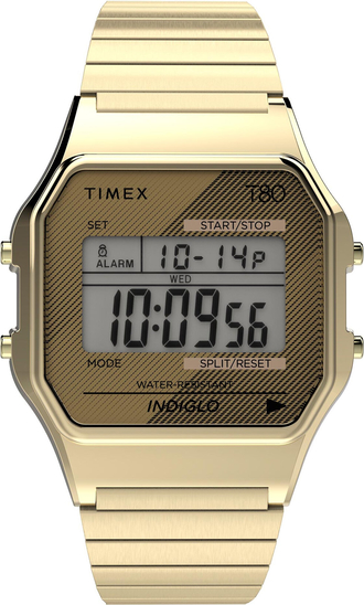 Zegarek TIMEX - T80 TW2R79000 Gold Tone