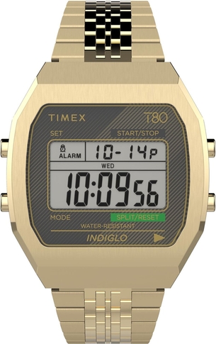 Zegarek Timex T80 TW2V74300 Gold/Gold