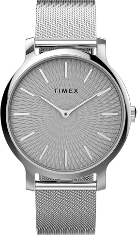 Zegarek Timex Transcend 34mm Mesh TW2V92900 Silver