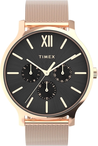 Zegarek Timex Transcend TW2W19900 Gold/Black