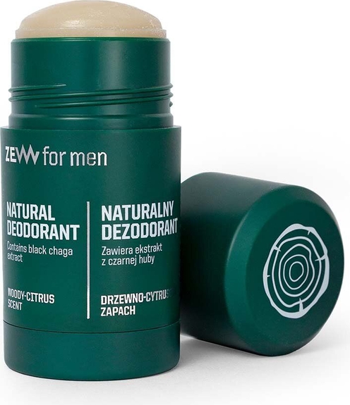 ZEW for men dezodorant w sztyfcie z czarną hubą 85 ml