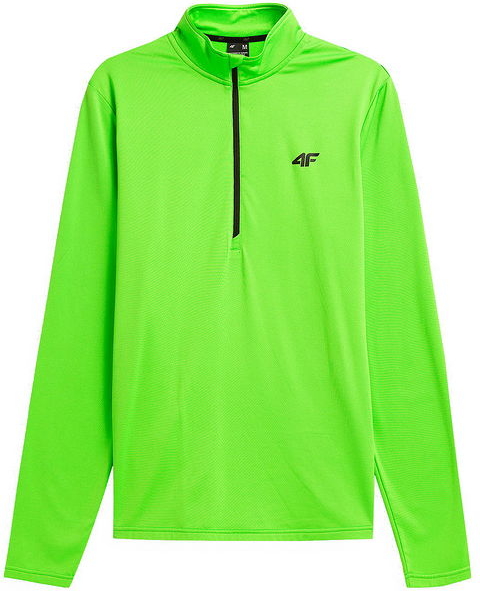 Zielona bluza 4F w sportowym stylu z polaru