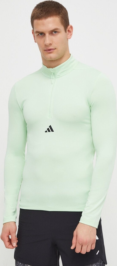 Zielona bluza Adidas Performance w stylu casual