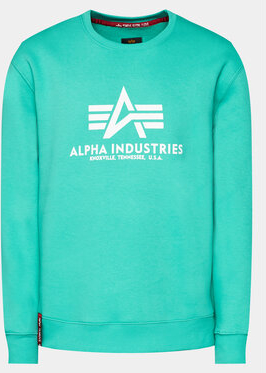 Zielona bluza Alpha Industries w młodzieżowym stylu