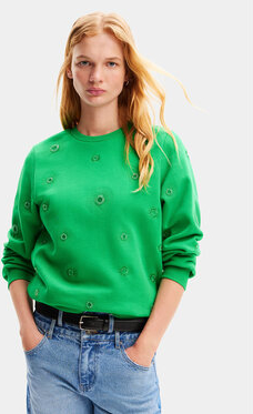 Zielona bluza Desigual w stylu casual