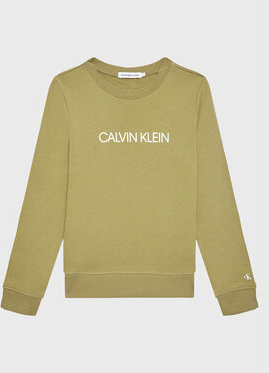 Zielona bluza dziecięca Calvin Klein z jeansu