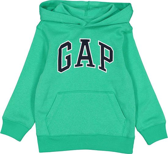 Zielona bluza dziecięca Gap z bawełny