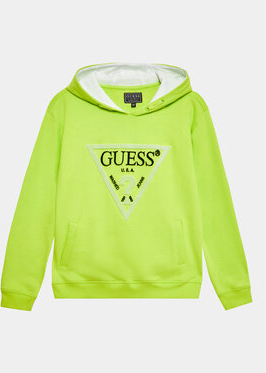 Zielona bluza dziecięca Guess