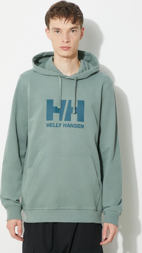 Zielona bluza Helly Hansen z bawełny w młodzieżowym stylu