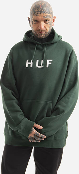 Zielona bluza HUF w młodzieżowym stylu