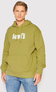 Zielona bluza Levis w młodzieżowym stylu