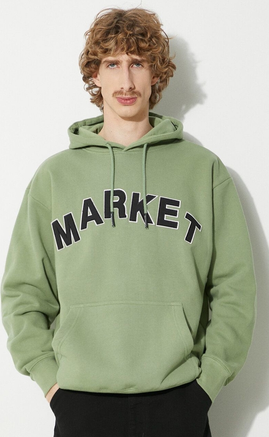 Zielona bluza Market z bawełny