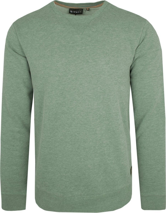Zielona bluza Minute w stylu casual z bawełny