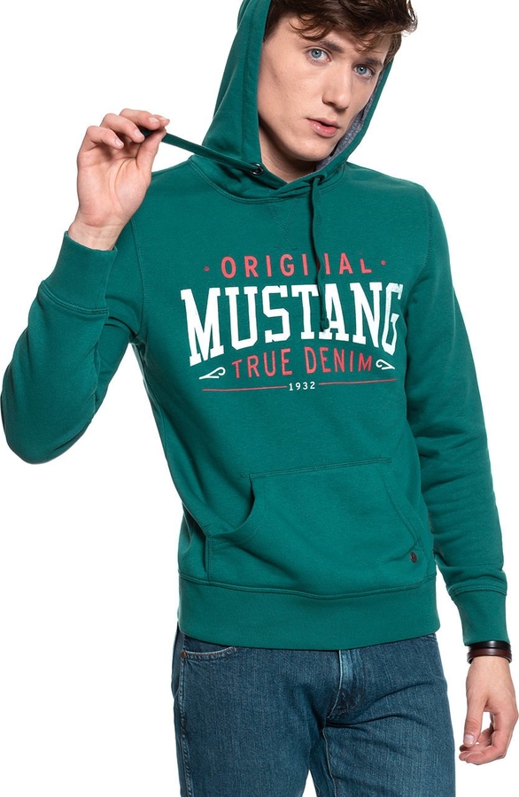 Zielona bluza Mustang w młodzieżowym stylu