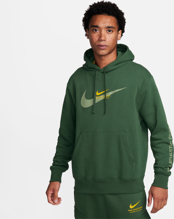 Zielona bluza Nike w stylu klasycznym