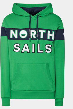 Zielona bluza North Sails w młodzieżowym stylu