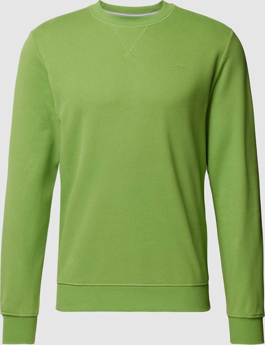 Zielona bluza S.Oliver w stylu casual z bawełny