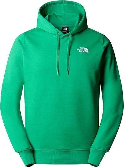 Zielona bluza The North Face w młodzieżowym stylu