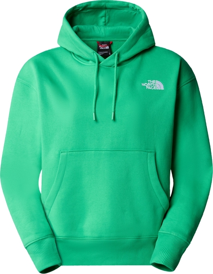 Zielona bluza The North Face w młodzieżowym stylu
