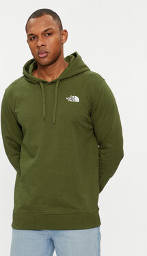 Zielona bluza The North Face w sportowym stylu