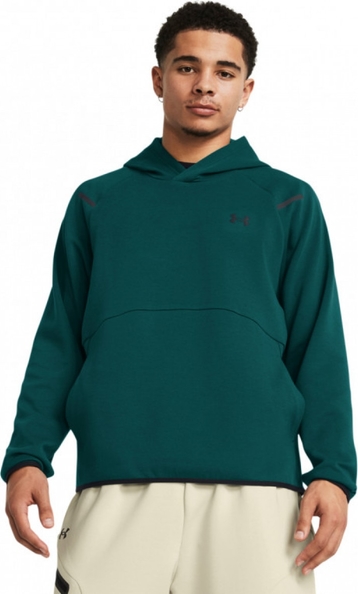 Zielona bluza Under Armour w sportowym stylu z bawełny