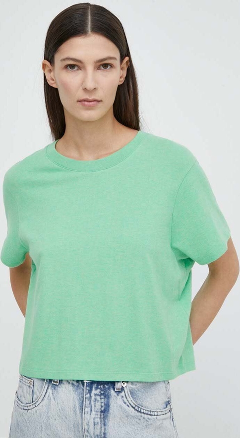 Zielona bluzka American Vintage w stylu vintage