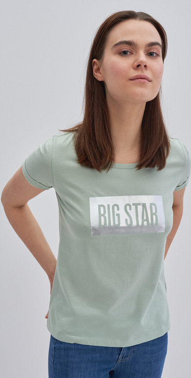 Zielona bluzka Big Star w młodzieżowym stylu