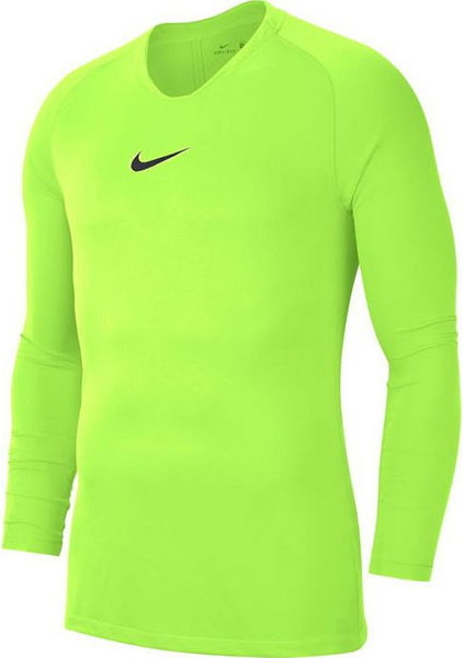 Zielona bluzka dziecięca Nike z długim rękawem
