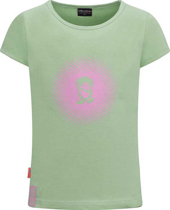 Zielona bluzka dziecięca Trollkids dla dziewczynek