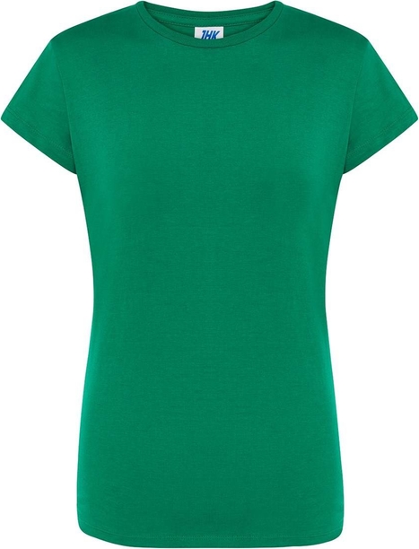 Zielona bluzka JK Collection w stylu casual z krótkim rękawem