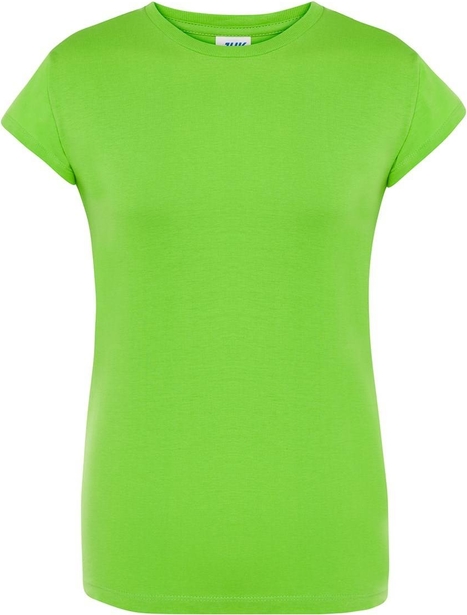 Zielona bluzka JK Collection z okrągłym dekoltem z krótkim rękawem w stylu casual