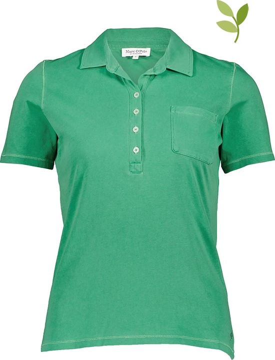 Zielona bluzka Marc O'Polo w stylu casual z bawełny