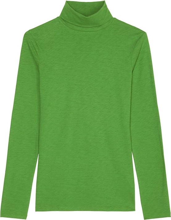 Zielona bluzka Marc O'Polo z golfem w stylu casual