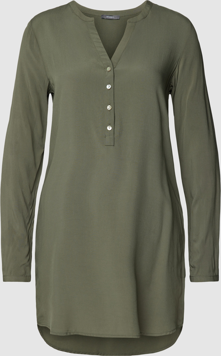 Zielona bluzka Montego w stylu casual z długim rękawem