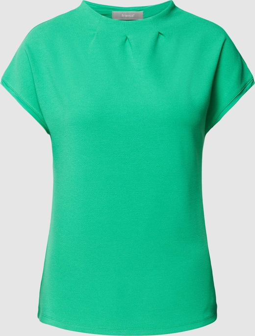Zielona bluzka Peek&Cloppenburg z krótkim rękawem w stylu casual