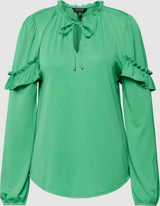 Zielona bluzka Ralph Lauren w stylu casual