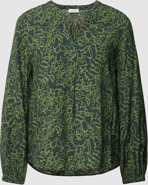 Zielona bluzka S.Oliver w stylu casual