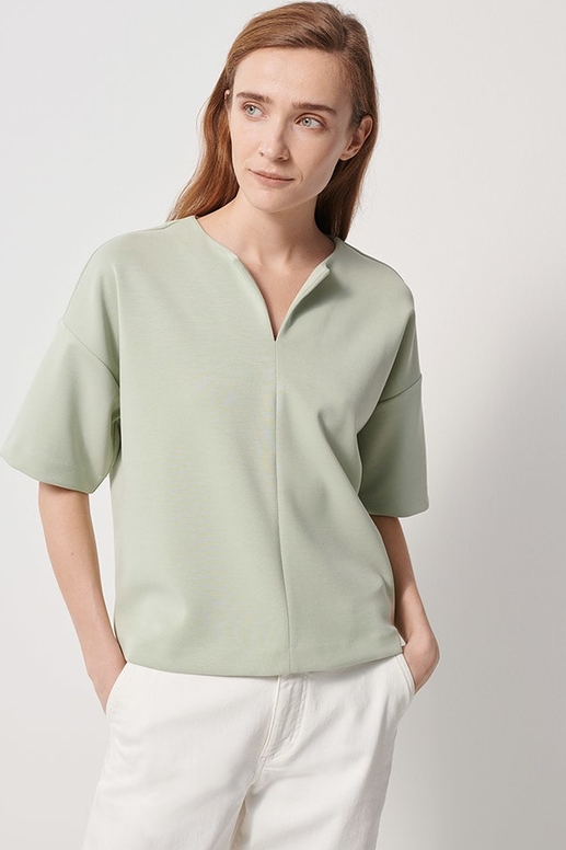 Zielona bluzka someday. z krótkim rękawem w stylu casual