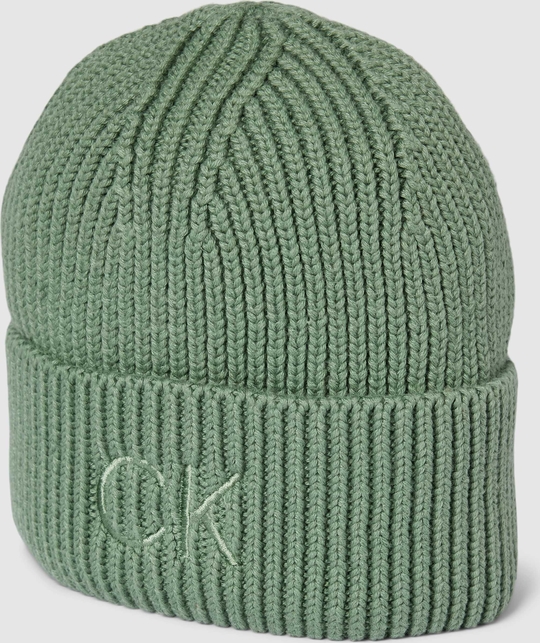 Zielona czapka Calvin Klein
