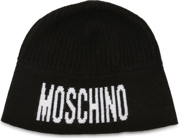 Zielona czapka Moschino