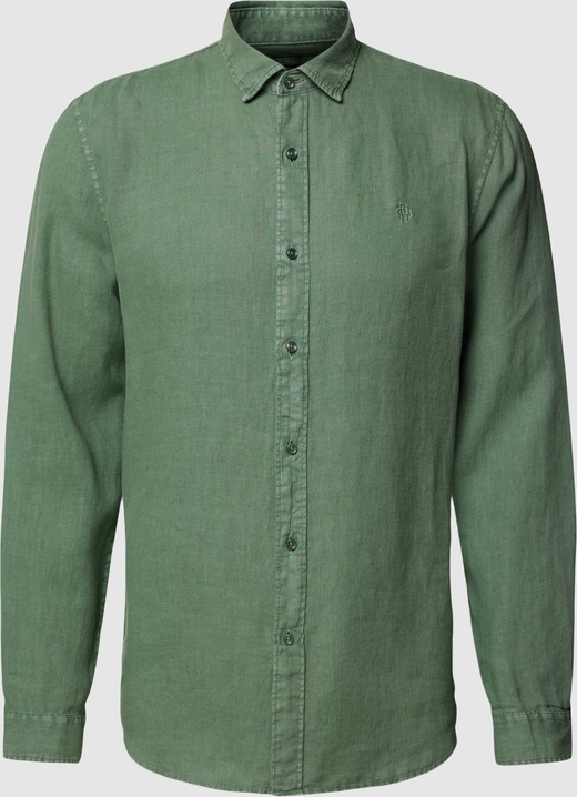 Zielona koszula McNeal w stylu casual z klasycznym kołnierzykiem