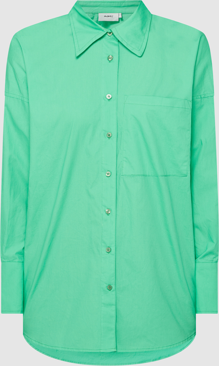 Zielona koszula Moves z dekoltem w kształcie litery v w stylu casual