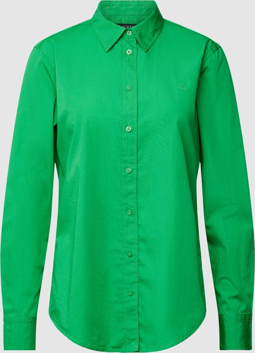 Zielona koszula Ralph Lauren z kołnierzykiem