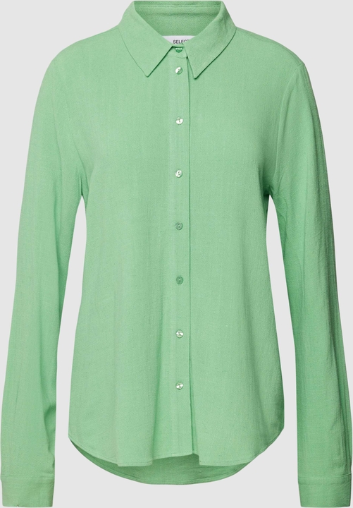 Zielona koszula Selected Femme w stylu casual