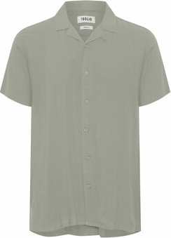 Zielona koszula Solid w stylu casual