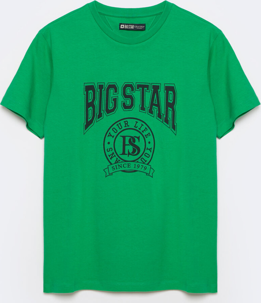 Zielona koszulka dziecięca Big Star z dzianiny