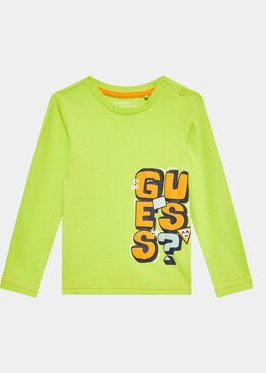 Zielona koszulka dziecięca Guess